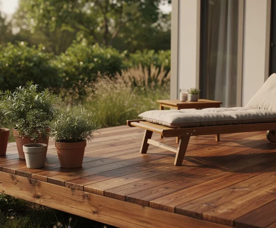 Bien choisir et poser une terrasse bois pour mobil home