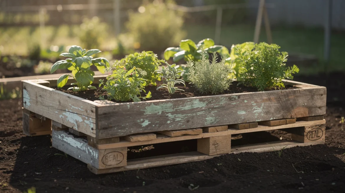 Construire un bac potager en palette pour un potager surélevé malin