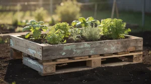 Construire un bac potager en palette pour un potager surélevé malin