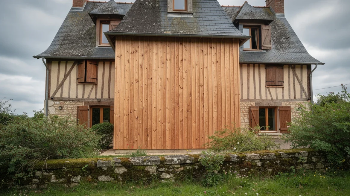 Réussir la pose d’un bardage bois vertical sur une maison normande