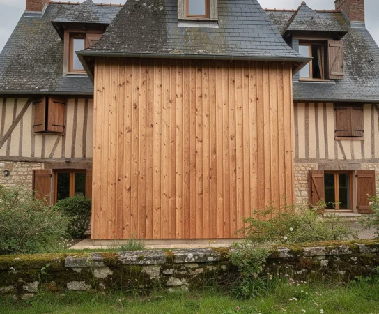 Réussir la pose d’un bardage bois vertical sur une maison normande