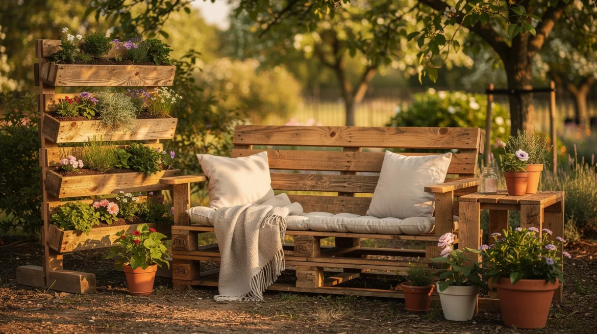 Tout faire avec des palettes bois : idées, astuces et réalisations pour la maison et le jardin